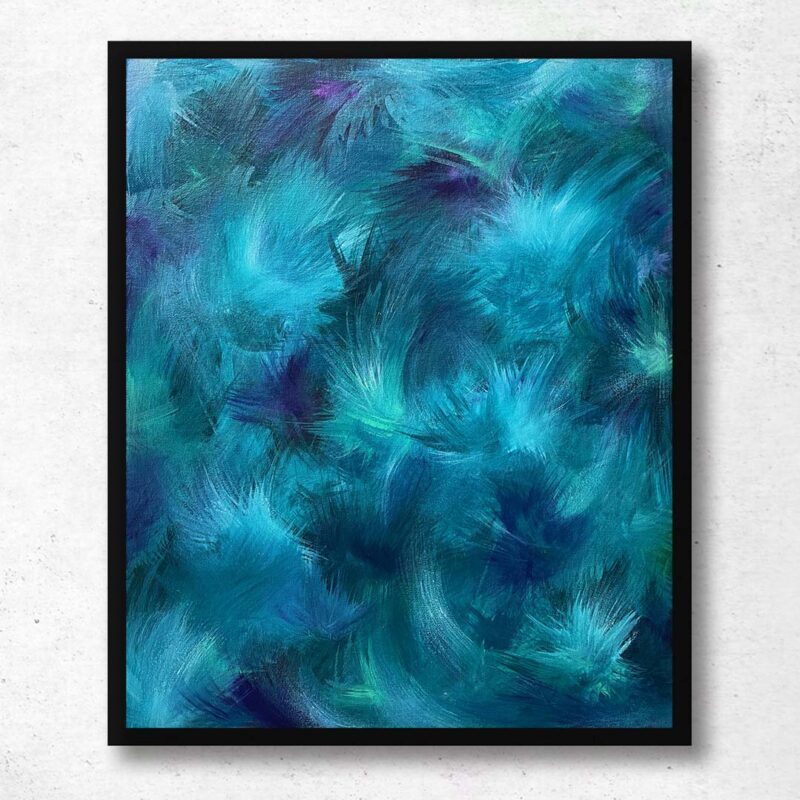 Exp2 - Original Abstract Paining by Scottish Artist Dave R