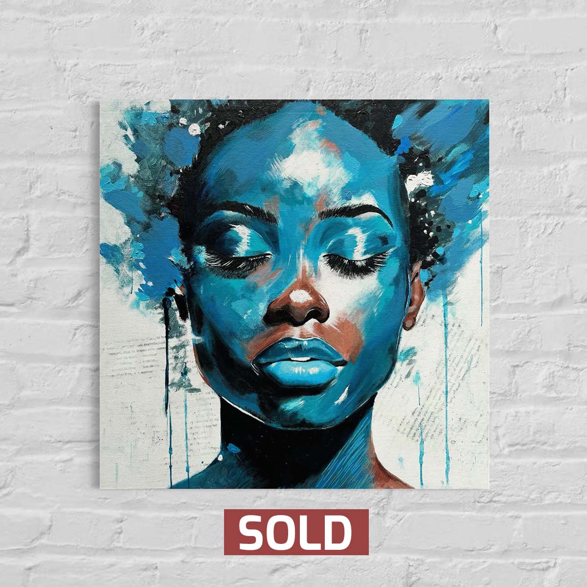 Black & Blue - Original Painting