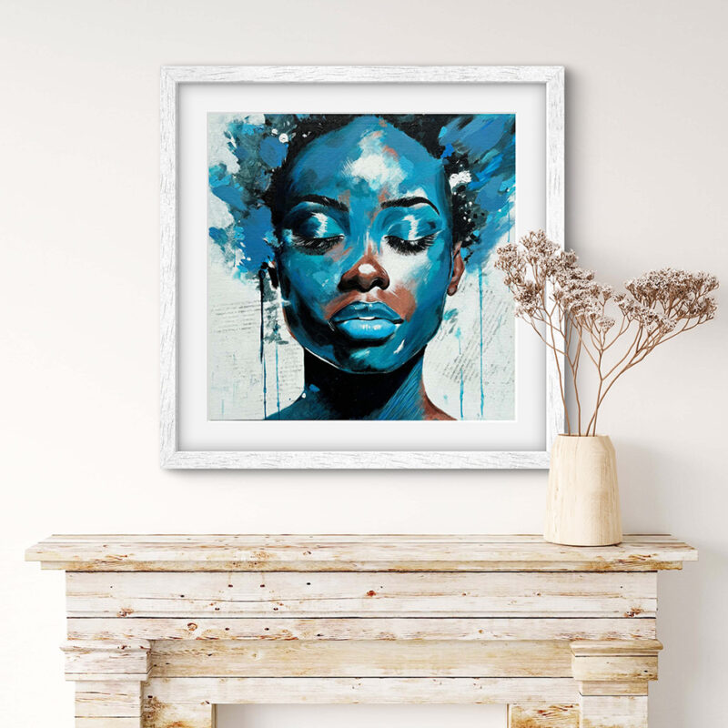 Black & Blue - LIMITED EDITION Giclée Print