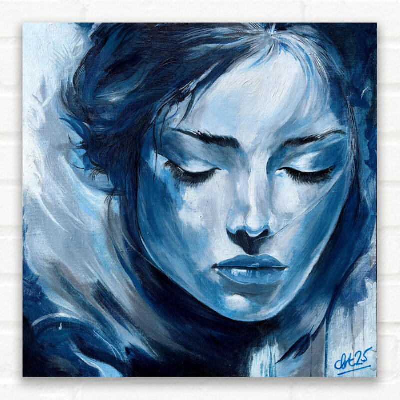 Moody Blue - Original Painting