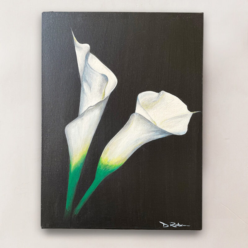 White Lilies - Original Painting