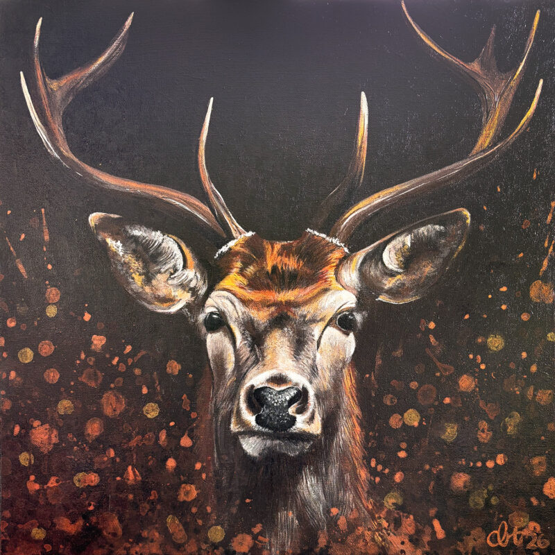 Copper Stag - Original Painting