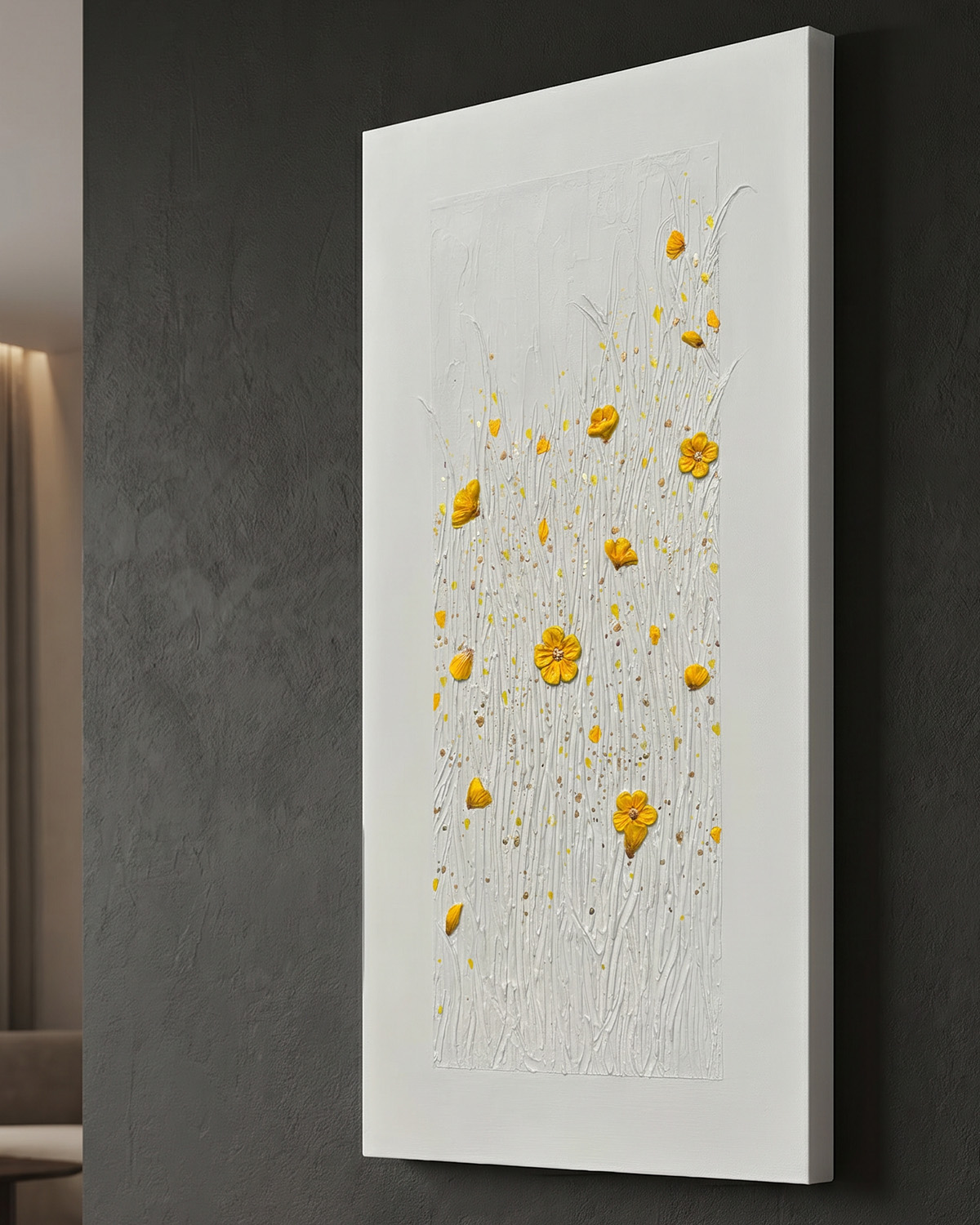 Golden Blooms - Original Painting - Image 2