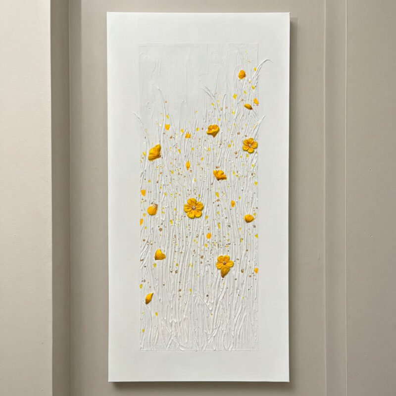Golden Blooms - Original Painting