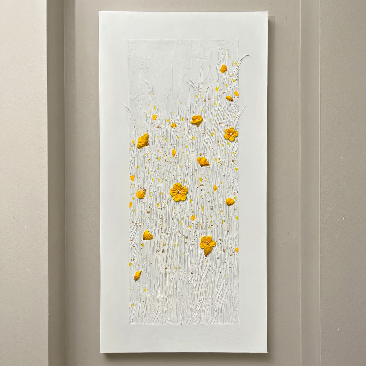 Golden Blooms - Original Painting